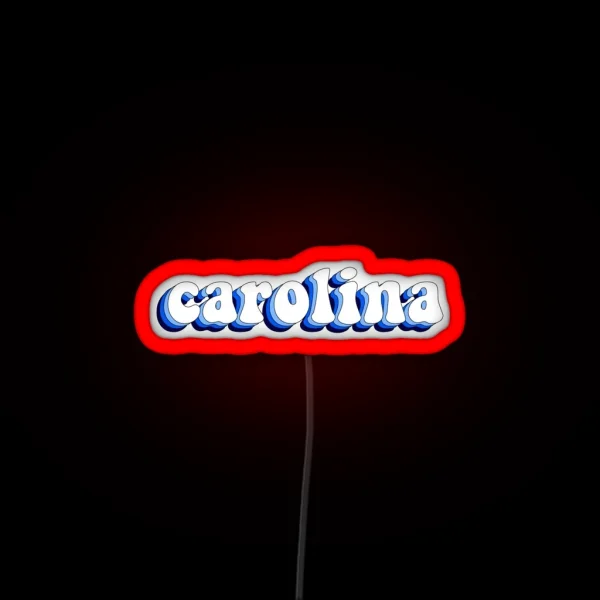 Carolina Retro RGB Neon Sign