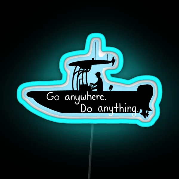 Carolina Skiff Boat RGB Neon Sign