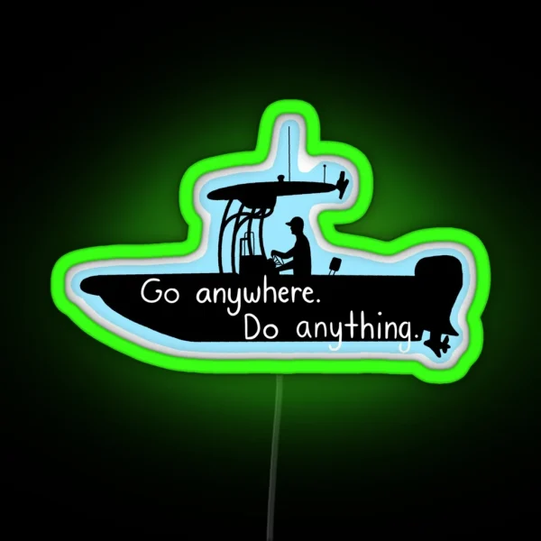 Carolina Skiff Boat RGB Neon Sign