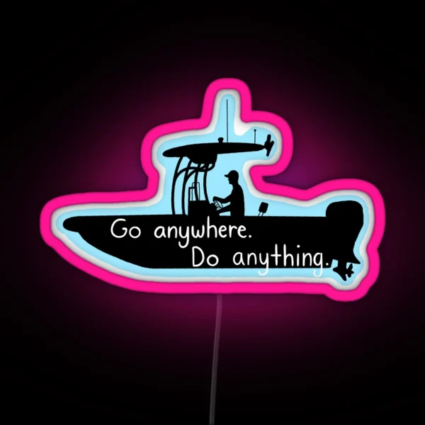 Carolina Skiff Boat RGB Neon Sign