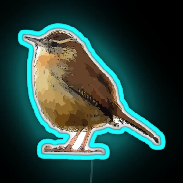 Carolina Wren Led RGB Neon Sign