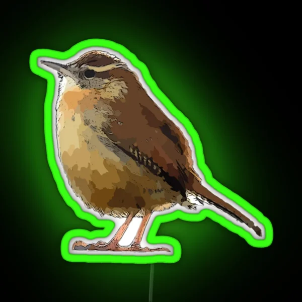 Carolina Wren Led RGB Neon Sign