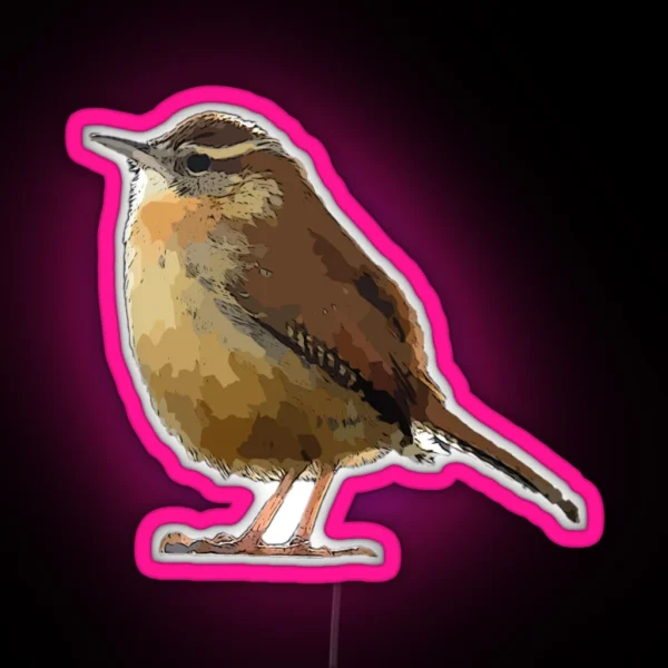 Carolina Wren Led RGB Neon Sign
