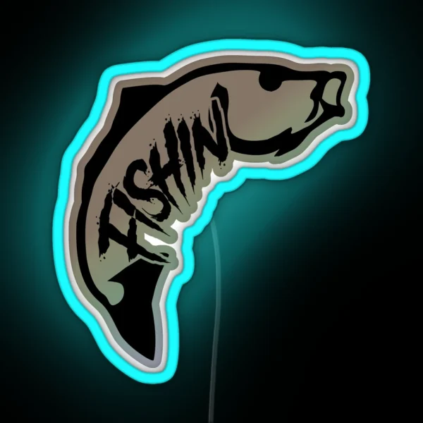 Carp Fishin RGB Neon Sign
