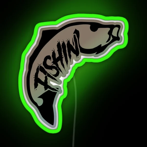 Carp Fishin RGB Neon Sign