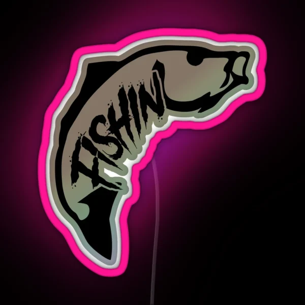 Carp Fishin RGB Neon Sign