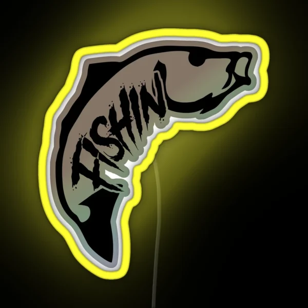Carp Fishin RGB Neon Sign