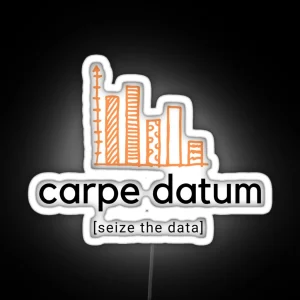 Carpe Datum Seize The Data RGB Neon Sign