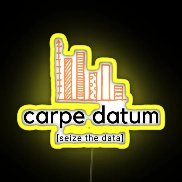 Carpe Datum Seize The Data RGB Neon Sign