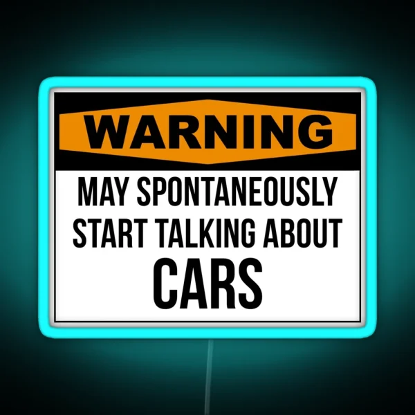 Cars RGB Neon Sign