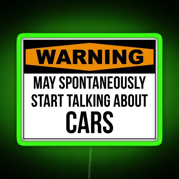 Cars RGB Neon Sign