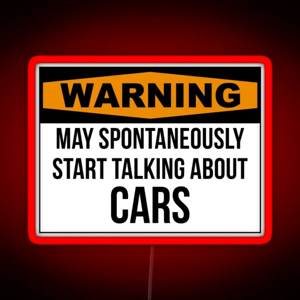 Cars RGB Neon Sign