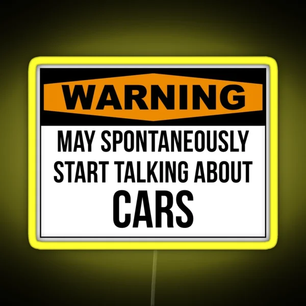 Cars RGB Neon Sign