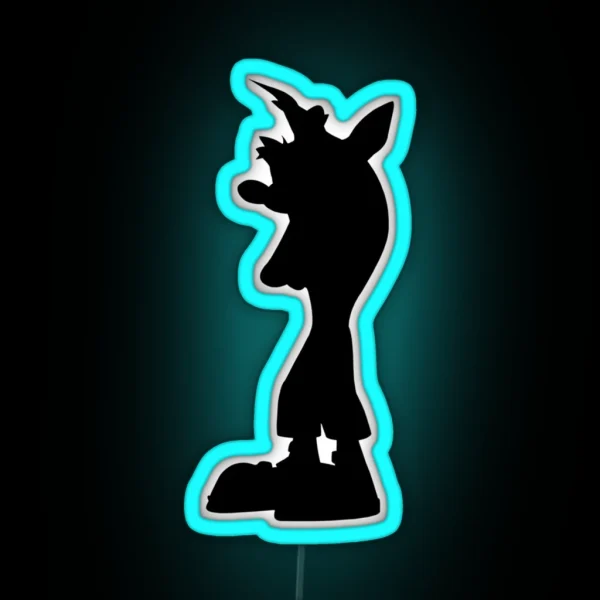 Cartoon RGB Neon Sign