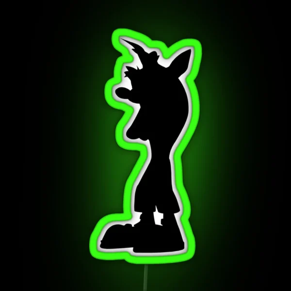 Cartoon RGB Neon Sign