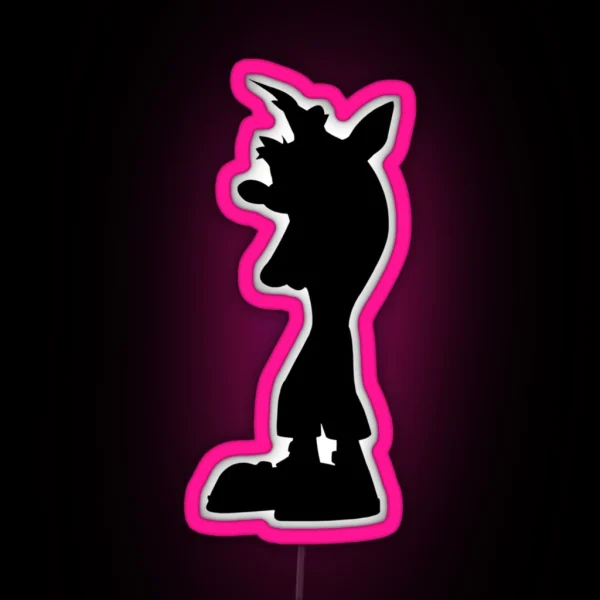 Cartoon RGB Neon Sign