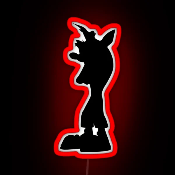 Cartoon RGB Neon Sign