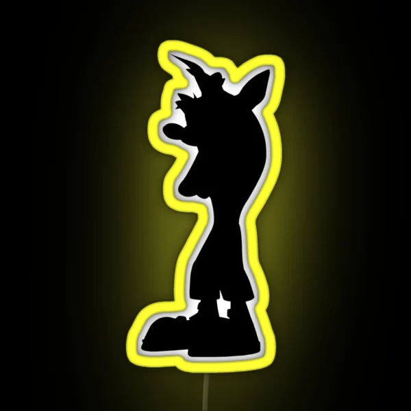 Cartoon RGB Neon Sign