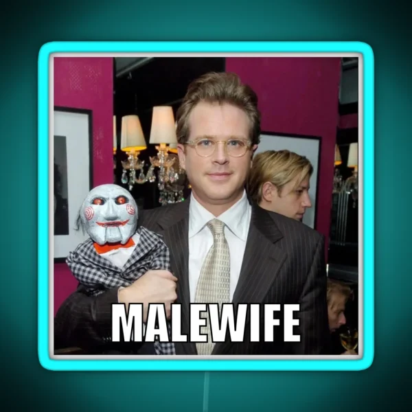Cary Elwes Is MALEWIFE RGB Neon Sign