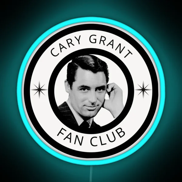 Cary Grant Fan Club RGB Neon Sign