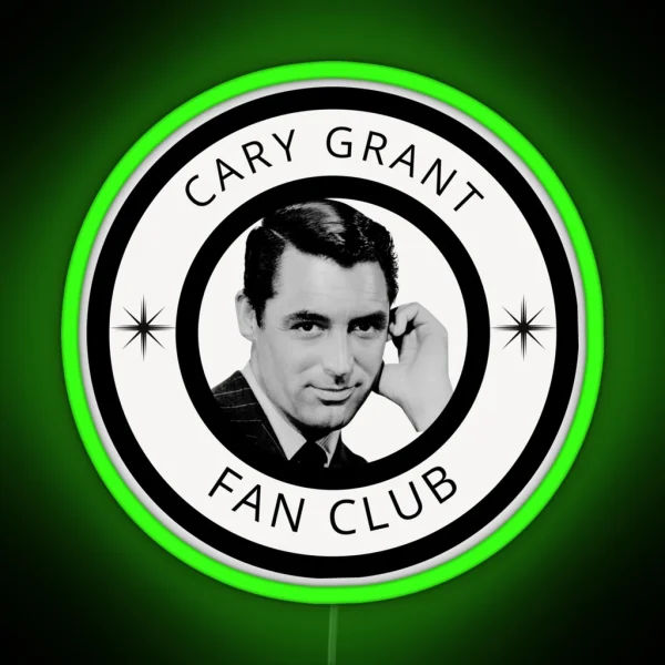 Cary Grant Fan Club RGB Neon Sign