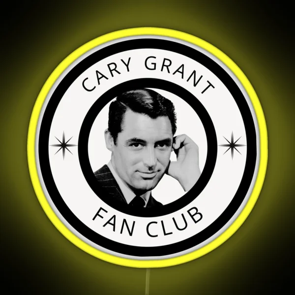 Cary Grant Fan Club RGB Neon Sign