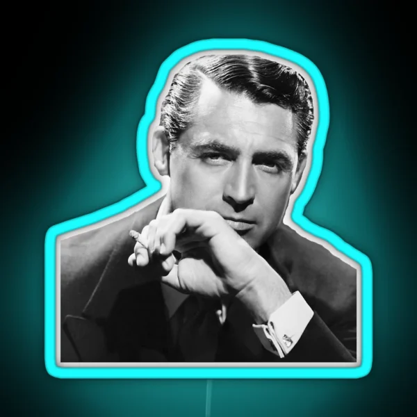 Cary Grant STOCK RGB Neon Sign