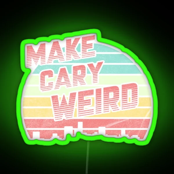 Cary Ledmake Cary Weird RGB Neon Sign