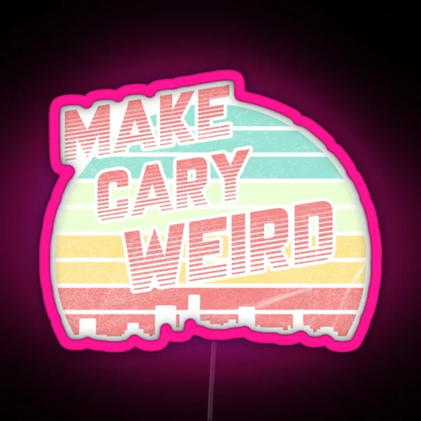 Cary Ledmake Cary Weird RGB Neon Sign