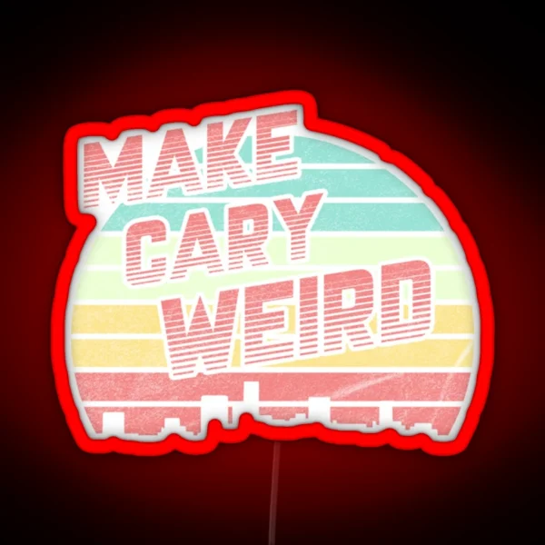 Cary Ledmake Cary Weird RGB Neon Sign