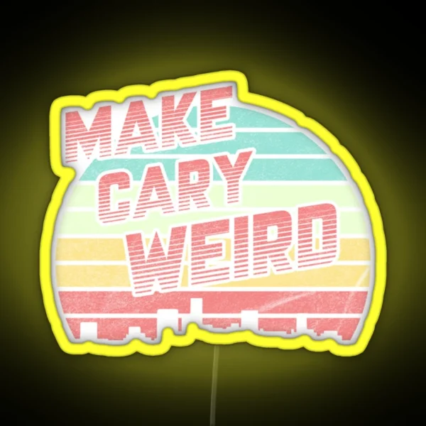 Cary Ledmake Cary Weird RGB Neon Sign