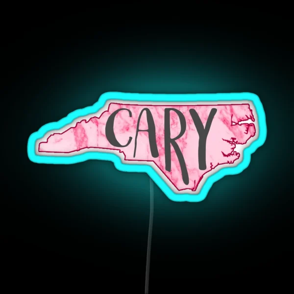 Cary Marbled RGB Neon Sign