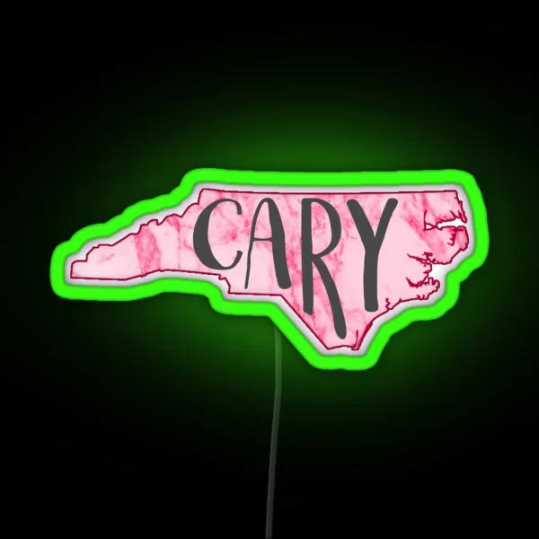 Cary Marbled RGB Neon Sign