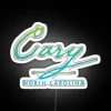 Cary North Carolina Typographic Design RGB Neon Sign - Image 4