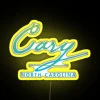 Cary North Carolina Typographic Design RGB Neon Sign - Image 5