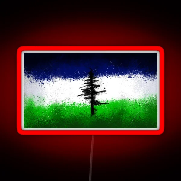 Cascadia Grunge RGB Neon Sign