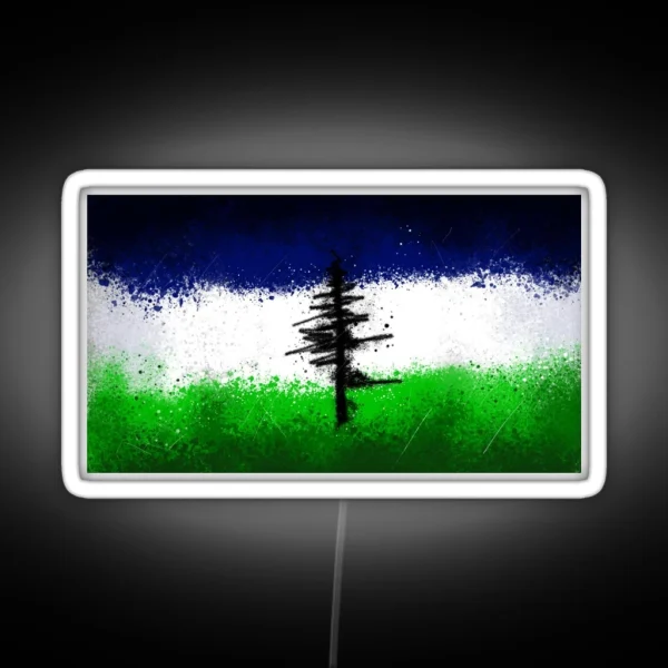 Cascadia Grunge RGB Neon Sign