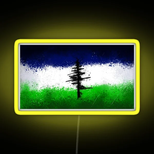 Cascadia Grunge RGB Neon Sign