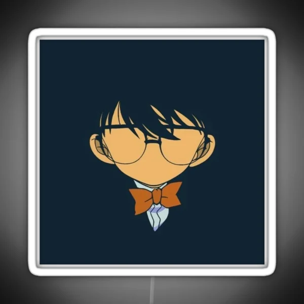 Case Closed Detective Conan Minimalist RGB Neon Sign