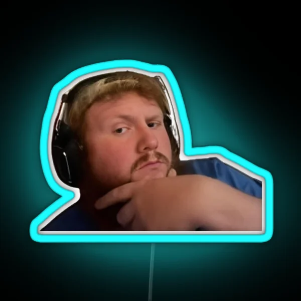 Caseoh Streamer Merch RGB Neon Sign