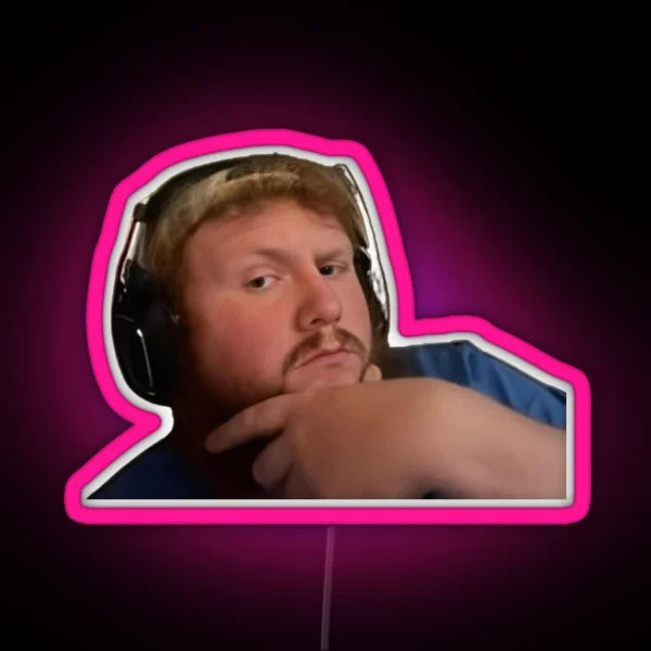 Caseoh Streamer Merch RGB Neon Sign