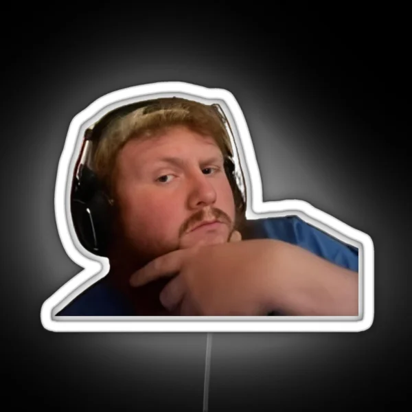 Caseoh Streamer Merch RGB Neon Sign
