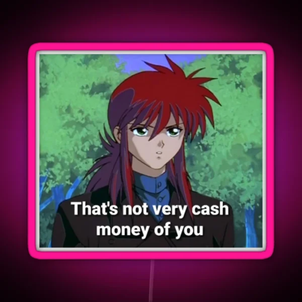 Cash Money Kurama RGB Neon Sign