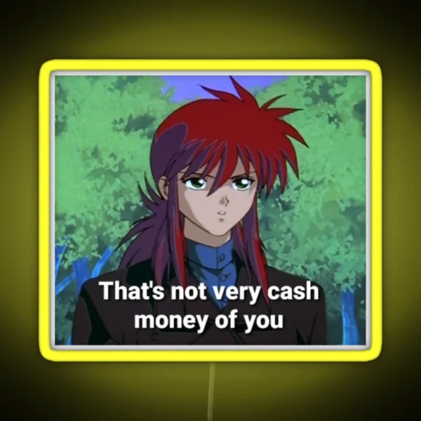 Cash Money Kurama RGB Neon Sign