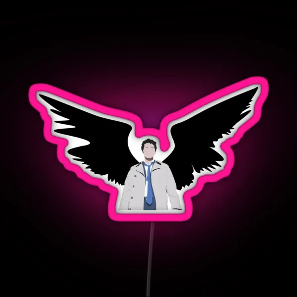 Castiel Wings RGB Neon Sign