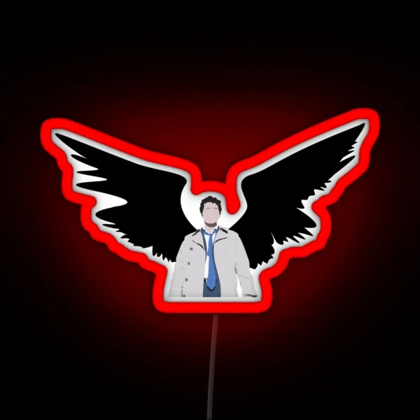 Castiel Wings RGB Neon Sign