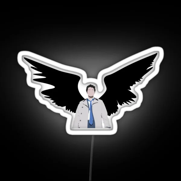 Castiel Wings RGB Neon Sign