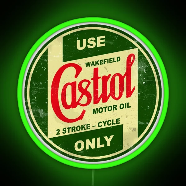 Castrol 1946 Vintage Sign RGB Neon Sign