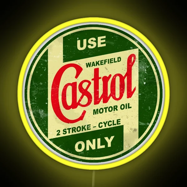 Castrol 1946 Vintage Sign RGB Neon Sign