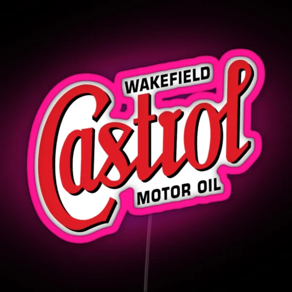 Castrol Ledvintage Castrol RGB Neon Sign